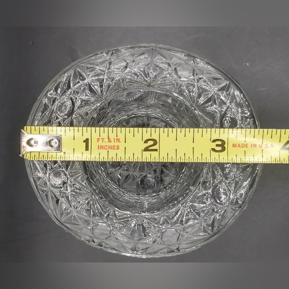 Daisy and button clear glass hat - Picture 5 of 6